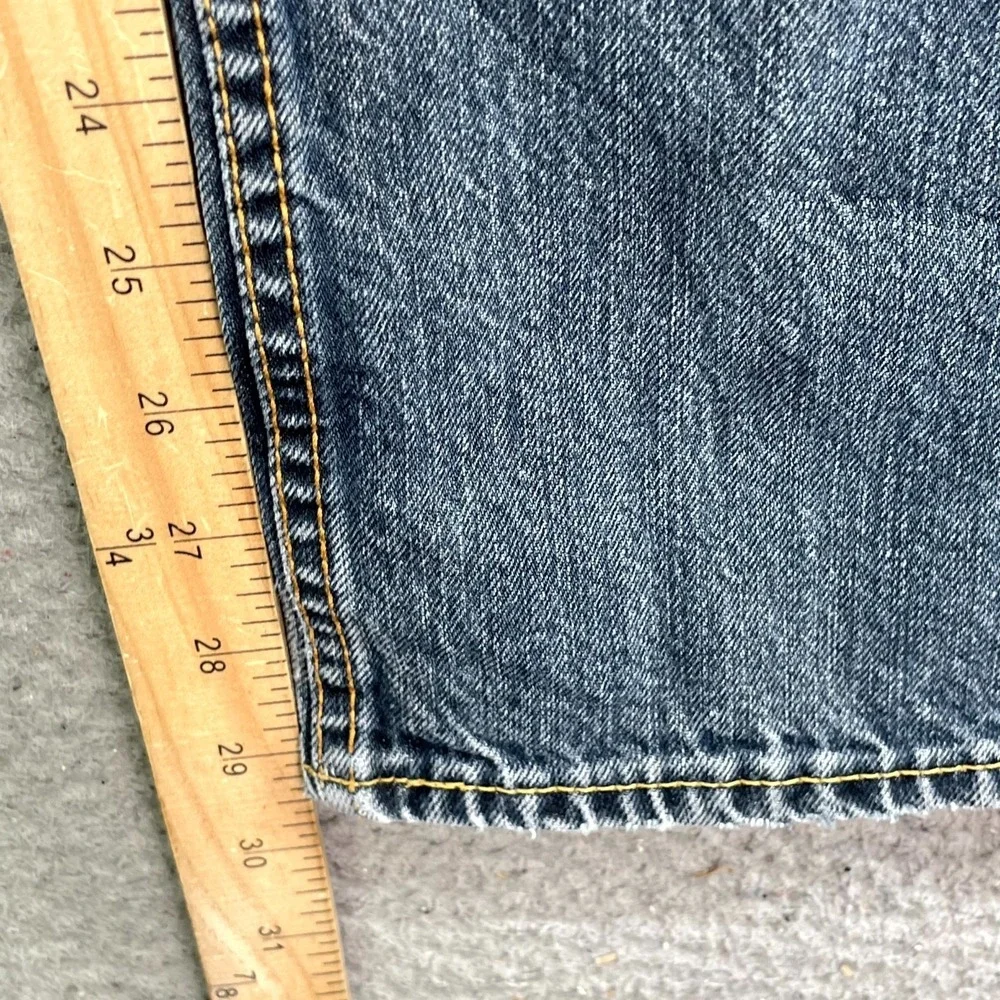 Aeropostale Essex Straight Jeans Men 34x29.5* Blue Denim Streetwear Grunge Skate